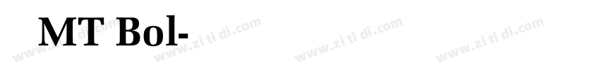 卡利斯MT Bol字体转换